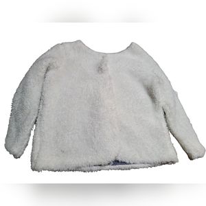 Harper Canyon Faux Fur White Jacket 24months